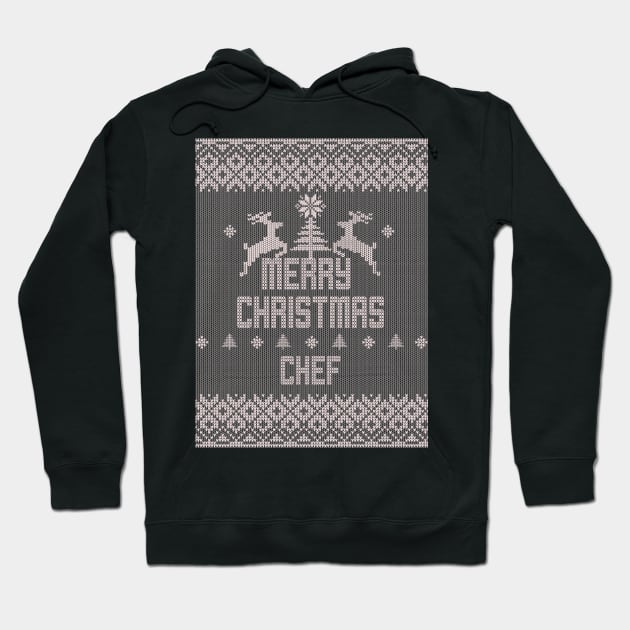 Merry Christmas CHEF Hoodie by ramiroxavier